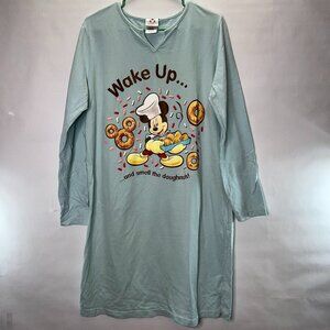 Disney mickey mouse donuts pajamas M/L